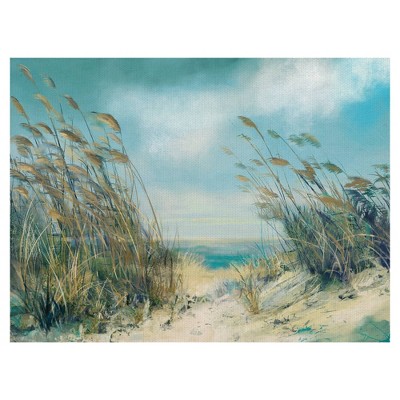 30" x 40" Dune Grasses by Studio Arts Art on Canvas - Fine Art Canvas