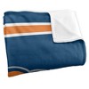 Bucknell University Primary Logo Stripes Silky 50x60 Blanket, 1 Sided - 3 of 4