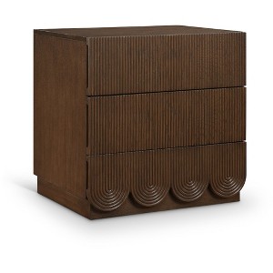 Meridian Furniture,Scallop Nightstand - 1 of 4