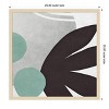Amanti Art Shapes n Lines Abstract  IV by Ashley Aldridge Wood Framed Wall Art Print - 4 of 4