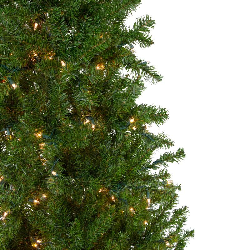 Northlight 7.5' Prelit Artificial Christmas Tree Canadian Pine Pencil - Clear Lights, 4 of 6