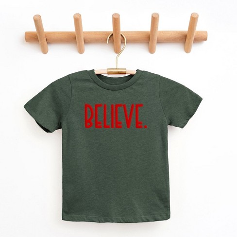 The Juniper Shop Believe Bold Puff Print Youth Short Sleeve Tee - image 1 of 3