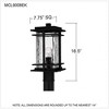 Quoizel Lighting McAlister 1 - Light Post Light in  Earth Black - 2 of 3