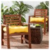 Kensington Garden 2pc 20x20 Solid Outdoor Chair Cushions Kiwi : Target