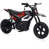 24V 350W Electric Dirt Bike for Teens, 12" Fat Tire Off-Road Motorcycle w/Hydraulic Brakes, 35-Mile Range, Powered Riding On Bike for Boys Girls 6-12 - 3 of 4
