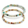 SHINE by Sterling Forever Stone Beaded Stretch Bracelet Set of 2 - 4 of 4