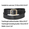 Allegra K Women Pin Buckle Belt Soft Wide Waist Belt Casual Dresses Jeans Pants 1 Pc - 3 of 4