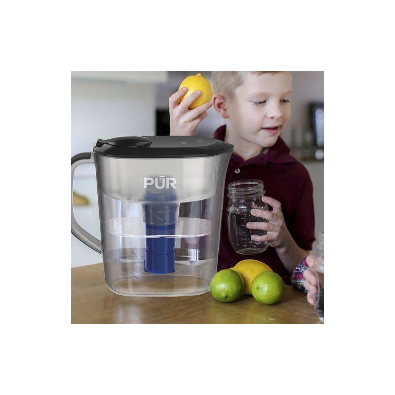 PUR PLUS 11 Cup Water Pitcher Filtration System Smoke PPT111BA, 4 of 14