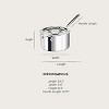 All-Clad D3 3-Ply Stainless Steel Sauce Pan with Lid 4 Quart, Induction, Oven Broiler Safe 600F, Multipurpose,Silver - 3 of 4