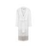 Togas Hammam White/Grey Bathrobe - 2 of 4