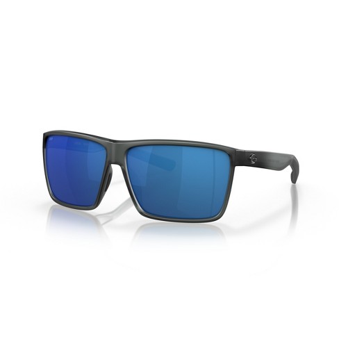 Costa 6s9018 63mm Man Rectangle Sunglasses Polarized Blue Mirror