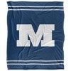 Millikin University Primary Logo Silky Touch Blanket White 50x60 - 2 of 4