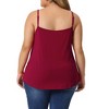 Agnes Orinda Women's Plus Size Lace Front V-Neck Sleeveless Spaghetti Strap Packs Camisoles - image 4 of 4