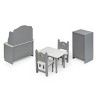 Kitchen Furniture Set for 18" Dolls - Gray/White - image 4 of 4