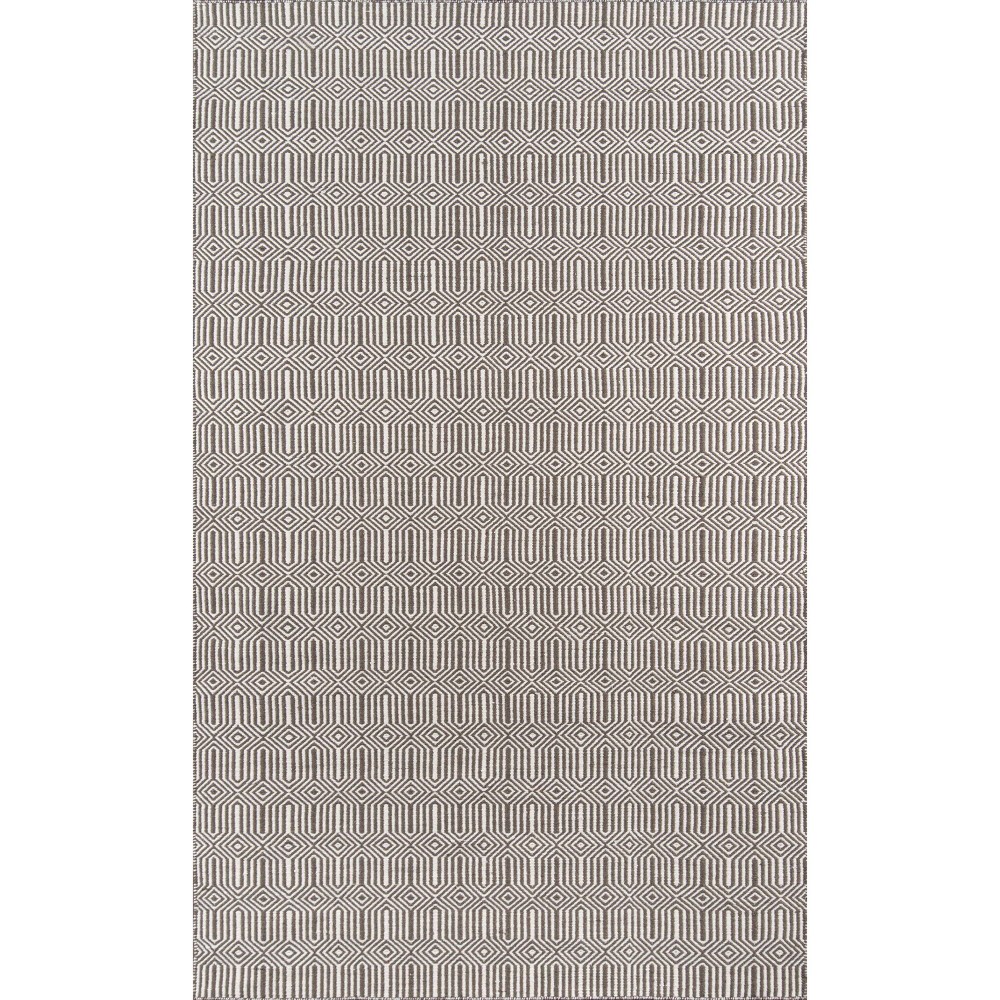 5'x7'6in Newton Holden Hand Woven Recycled Plastic Indoor/Outdoor Rug Brown - Erin Gates by Momeni