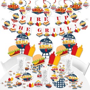 Big Dot of Happiness Fire Up the Grill - Summer BBQ Picnic Party Supplies - Banner Decoration Kit - Fundle Bundle - 1 of 4