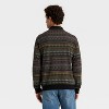 Houston White Men's Fleece Collar Sweatshirt - Black Striped - 2 of 3