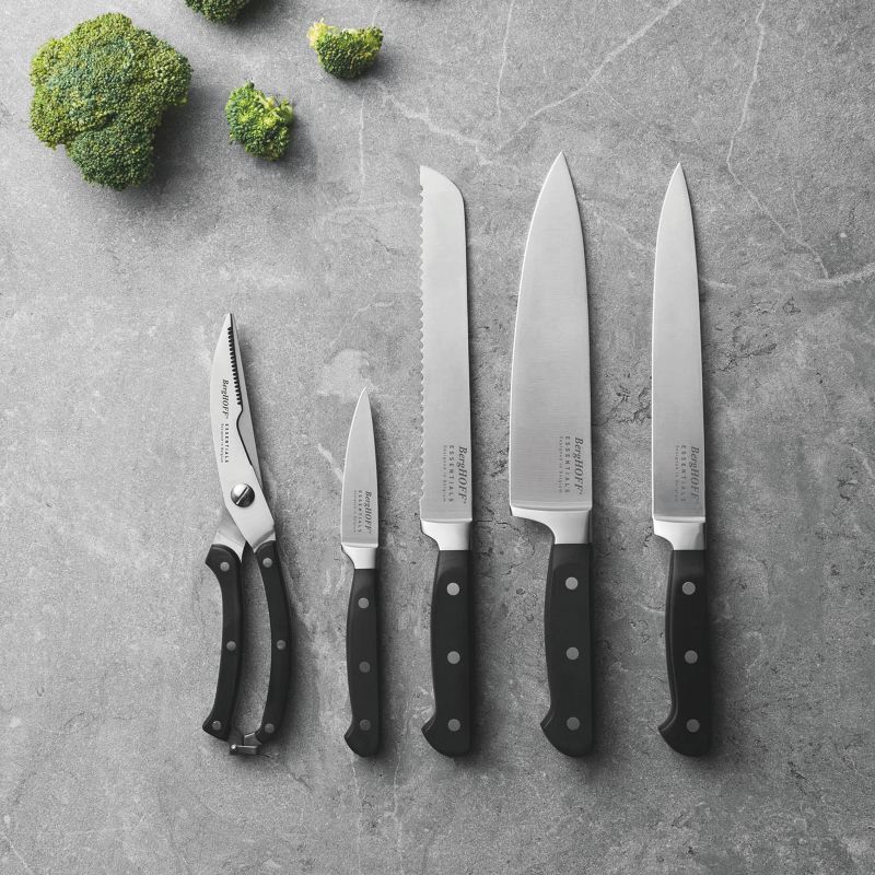 BergHOFF Essentials Stainless Steel Cutlery Set, Triple Riveted, ABS Handle, 1 of 17