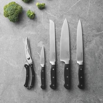 BergHOFF Essentials Stainless Steel Cutlery Set, Triple Riveted, ABS Handle
