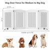Freestanding Dog Gates,Foldable Dog Fence Indoor Puppy Gate for Stairs,Doorways,Stop Over Fence - 2 of 4