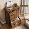 WhizMax Dresser for Bedroom with 5 Drawers, 48" White Tall Chest of Drawers, Wooden Closet Dresser for Living Room, Hallway, Entryway - 4 of 4