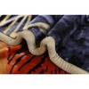 Nestl Extra Heavy Velvet Fleece Blanket, Reversible Printed Raschel Korean Style Bed Blanket - 3 of 4