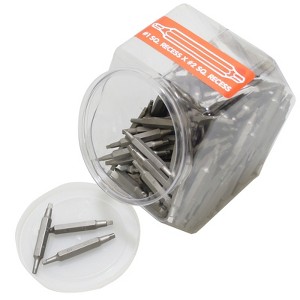 Best Way Tools Square Recess #1 and #2 X 2 in. L Double-Ended Screwdriver Bit Carbon Steel 150 pc - 1 of 2