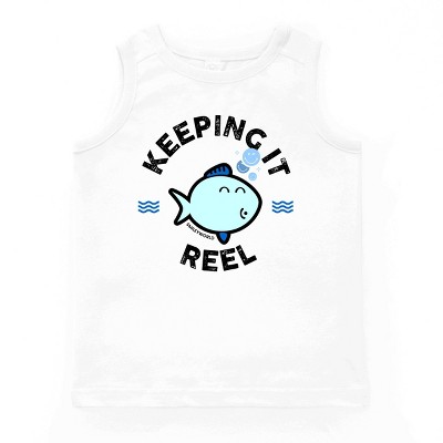 The Juniper Shop SmileyWorld Keeping It Reel Fish Youth Tank Top
