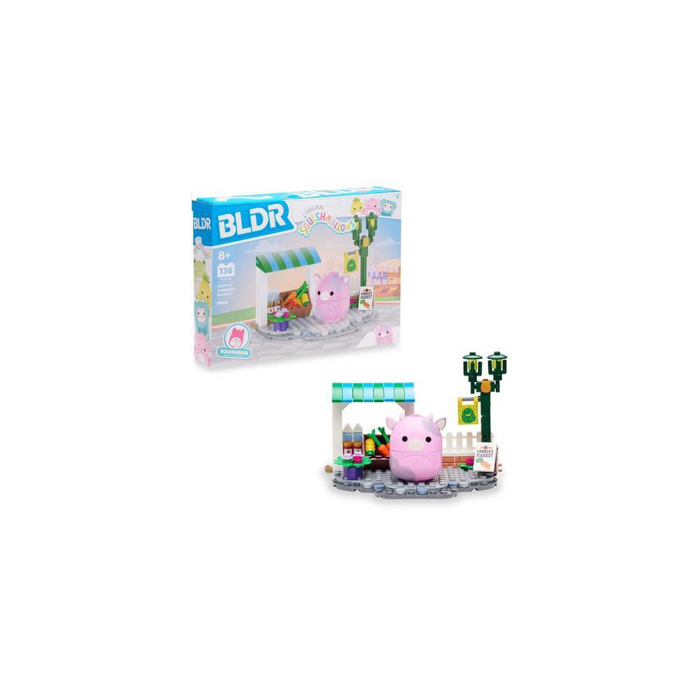 Squishmallows Patty&rsquo;s Farmers Market Building Set - 136pc