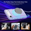 iHome Magsafe Velo Case for iPhone Air, Shockproof, MagSafe Compatible, Camera Guard, Purple - 3 of 4