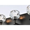 Elegant Lighting Graham 4 - Light Sconce in  Black - 3 of 4