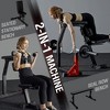 ER KANG Seal Row Bench, Back Machine Back Extension Bench, with Stationary Bench Combo, Upper Body Workout for Reverse Hyper and Lateral Raise - 4 of 4
