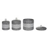 Transpac Metal 9.5 in. Multicolor Spring Nesting Containers Set of 3 - 3 of 4