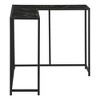 Sapphtopaz Modern Console Table with Corner L-Shaped Design Narrow Entryway Table with Metal Legs Accent Side Table for Living Room, Entryway - 2 of 4