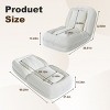 Upholstered Human Dog Sofa Chair with Adjustable Backrest and Pillows, Corduroy Sleeper Chair for Adults and Pets-Baofuwish - 4 of 4