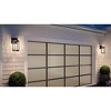 Urban Ambiance Luxury Farmhouse Outdoor Wall Sconce 14.5''H x 7.375''W,  Midnight Black Finish,  Newark Collection, UHP1351 - 2 of 4