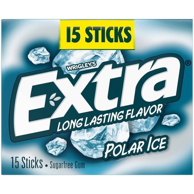 Extra Polar Ice Sugarfree Mint Chewing Gum - 15ct