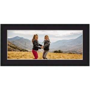PosterPalooza | Black Frame with Black Photo Mat, UV Acrylic Front, Foam Board Backing, 60 Sizes Available - 1 of 4