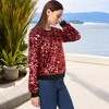 Anna-Kaci Women's Sequin Long Sleeve Sparkly Pullover Sweatshirt - 3 of 4