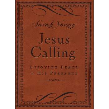 Jesus Calling, Small Brown Leathersoft, with Scripture References - by  Sarah Young (Leather Bound)