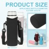 Unique Bargains Neoprene Insulated Water Bottle Sleeve with Strap - 2 of 4