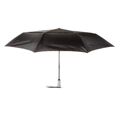 ShedRain Auto Open/Close Air Vent Compact Umbrella  - Black