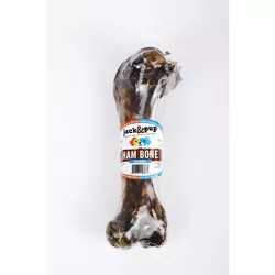 Jack&Pup Single Ham Bone in Pork Flavor Dog Treats - 0.5lb
