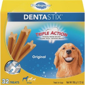 Pedigree Dentastix Large Dog Original Flavor Dental Dog Treat (32-Pack) - 1 of 1