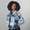 Members Only Women's Bull Denim Looney Tunes Trucker Jacket - 4 of 4