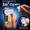 HTUTWOO Airpods Pro 3rd Automatic Opening Protective Case Full-Body Protective with Built-in Magnets and Carabiner - 2 of 4