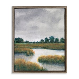 Stupell Industries Cloudy Rural Marsh Landscape, 17" x 21" - 1 of 4