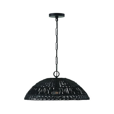 Capital Lighting Naomi 1 - Light Pendant in  Matte Black