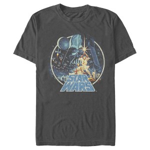 Men's Star Wars Classic Scene Circle T-Shirt - 1 of 4