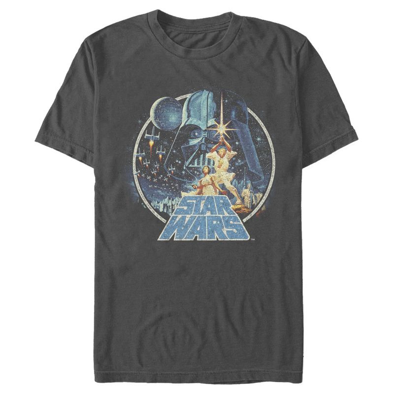 Men's Star Wars Classic Scene Circle T-Shirt, 1 of 6
